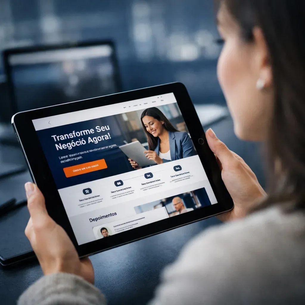 Landing pages para captação