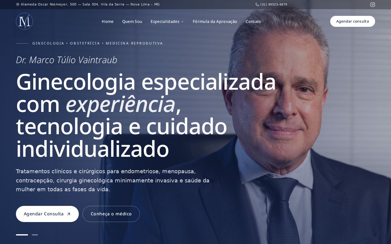 Prévia do site Dr. Marco Túlio