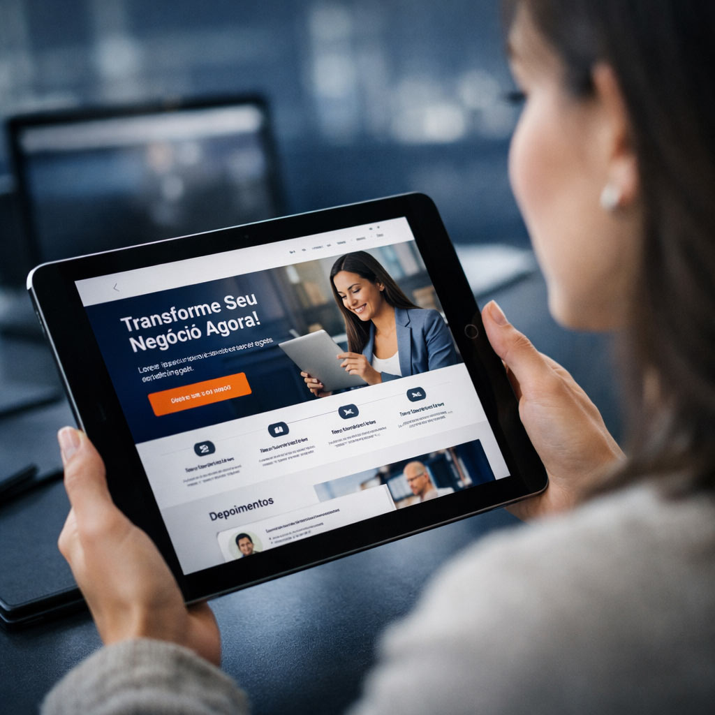 Landing pages para captação