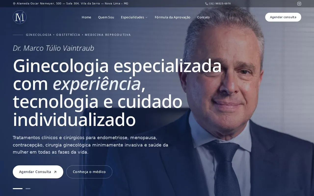 Prévia do site Dr. Marco Túlio