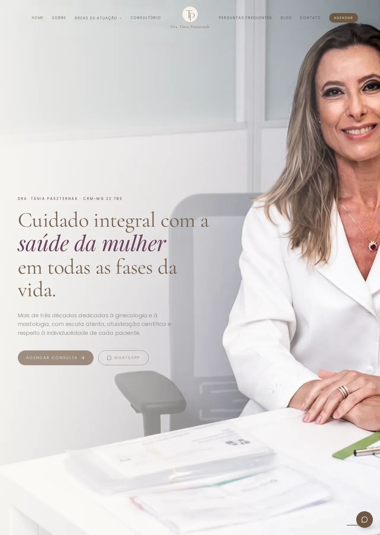 Prévia do site Dra. Tânia